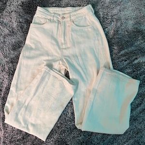 Cream size XS jeans